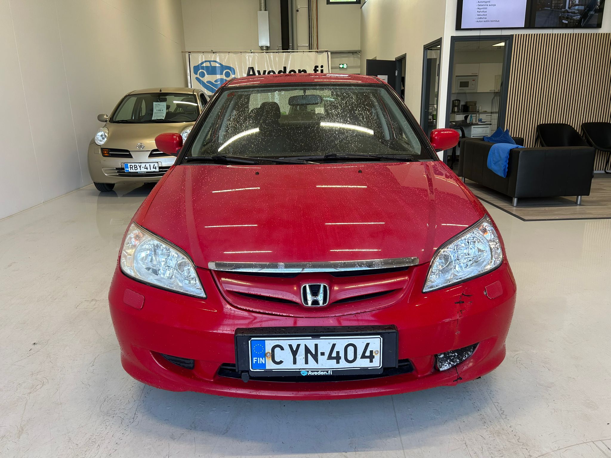 Honda Civic 1.6, 110hv. Ilmastointi, Lohkolämmitin sisähaaralla